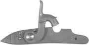 Siler small right Percussion Conversion Lock, by Jim Chambers